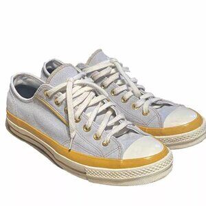 CONVERSE Chuck Taylor Suede light blue Mens Size 9.5 Chuck 70 Low Top